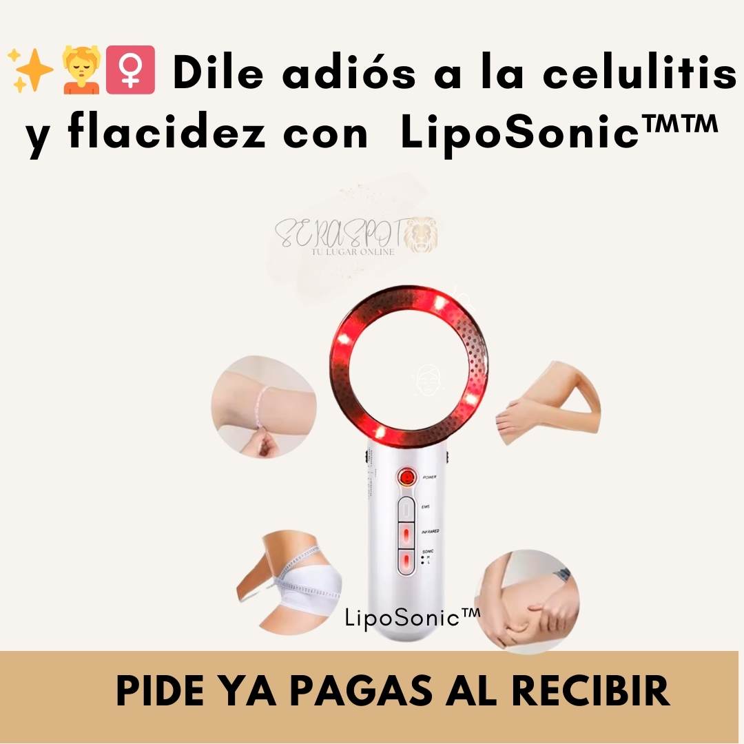 LipoSonic™ multifuncional adelgazante spa