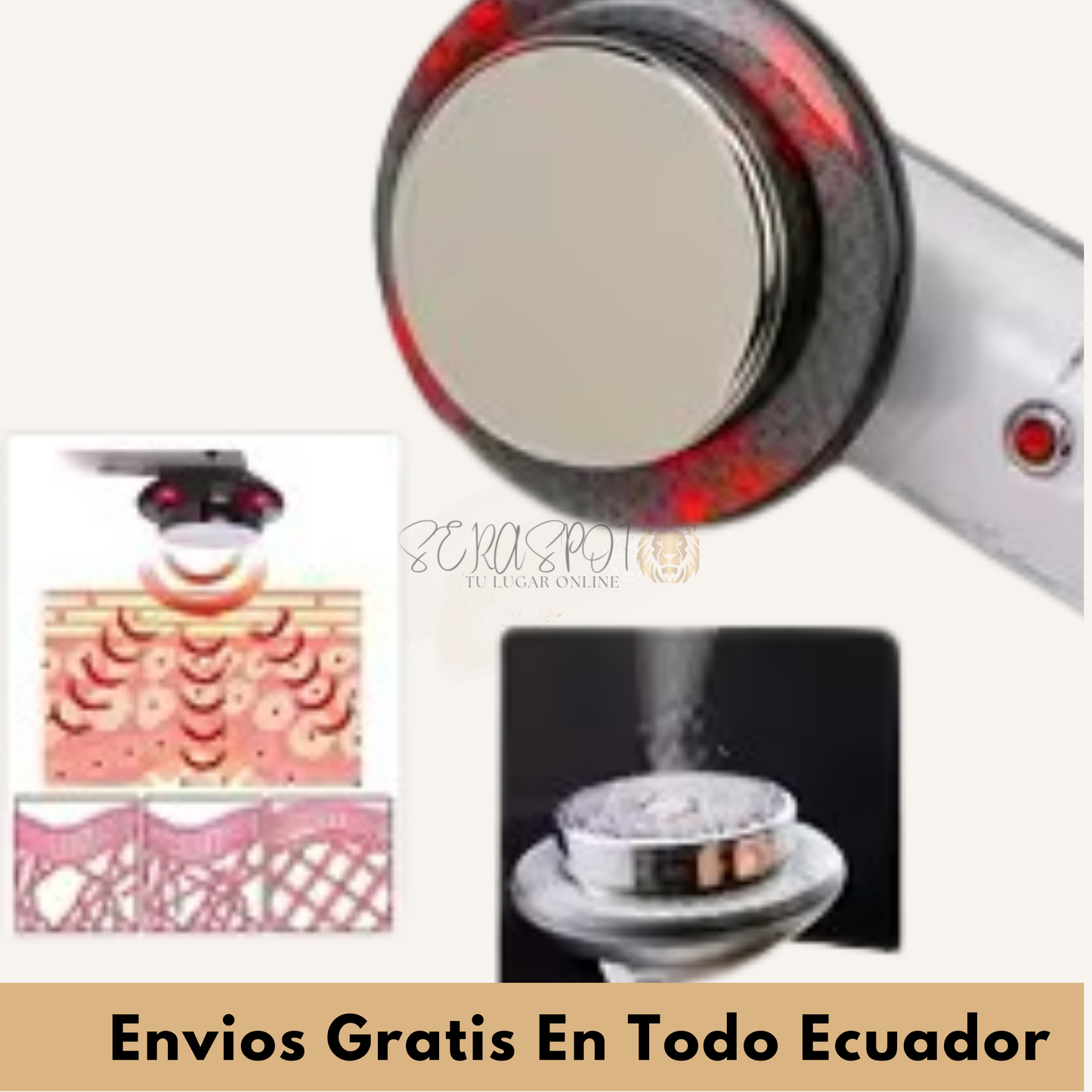 LipoSonic™ multifuncional adelgazante spa