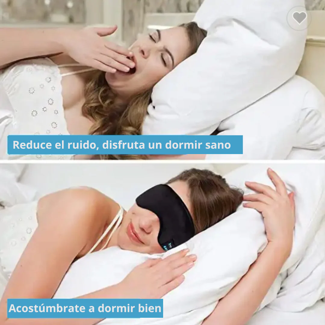 SlumberSound™ Antifaz Con Audífonos 🌙🎶